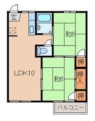 いけじりハイツの物件間取画像